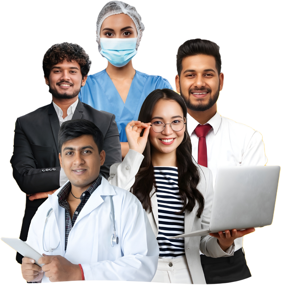 Students and professionals guided by Education Guider